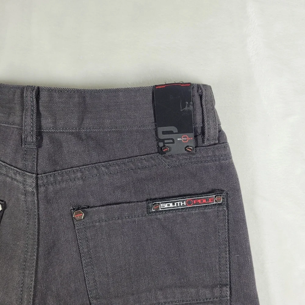 Southpole Jeans Men's 30x30 Black Denim Straight Casual Comfort‎ Grunge Y2K